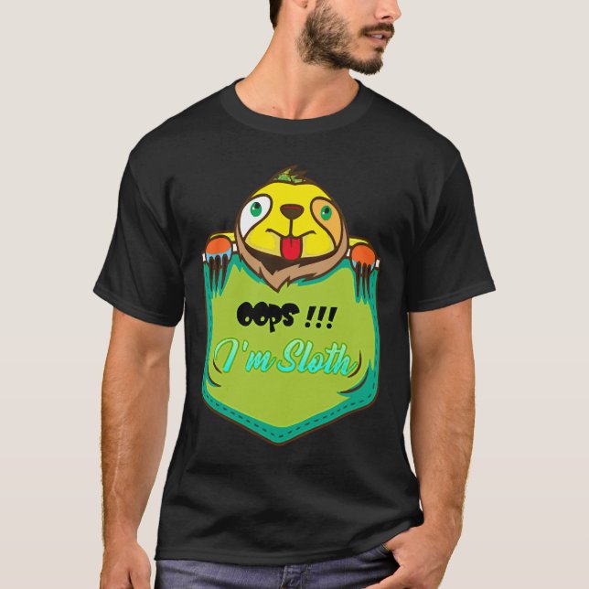 I M Sloth Mugg S T Shirt (Framsida)