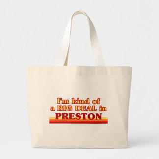I´m sort av en stor överenskommelse i Preston Jumbo Tygkasse