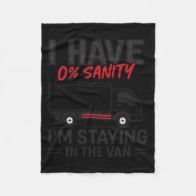 I’m Staying In The Van Funny Phasmophobia Gamer Me Fleecefilt (Framsidan)