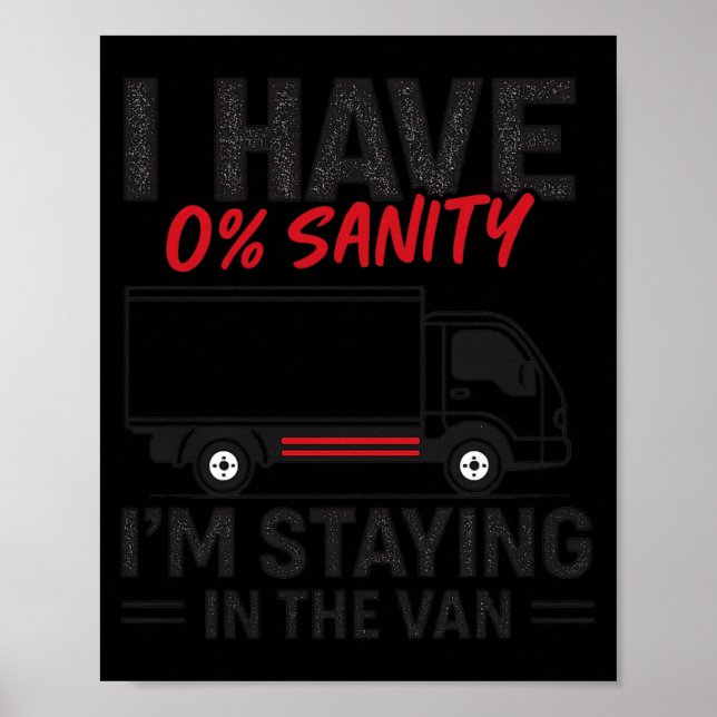 I’m Staying In The Van Funny Phasmophobia Gamer Me Poster (Framsidan)