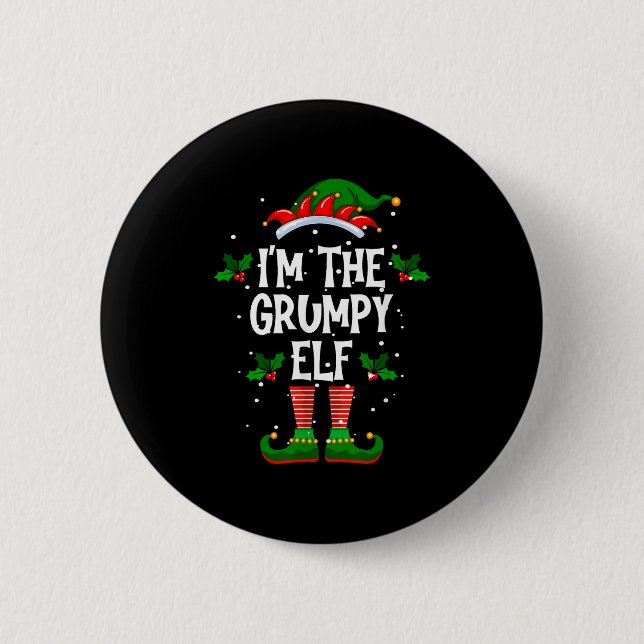 I’m The Mpy Elf Christmas Xmas Pajama Pj Men Women Knapp (Framsida)