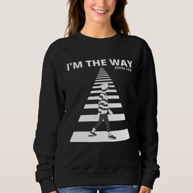 I M THE WAY Bible Verse  For Teenagers Trendy T Shirt (Framsida)