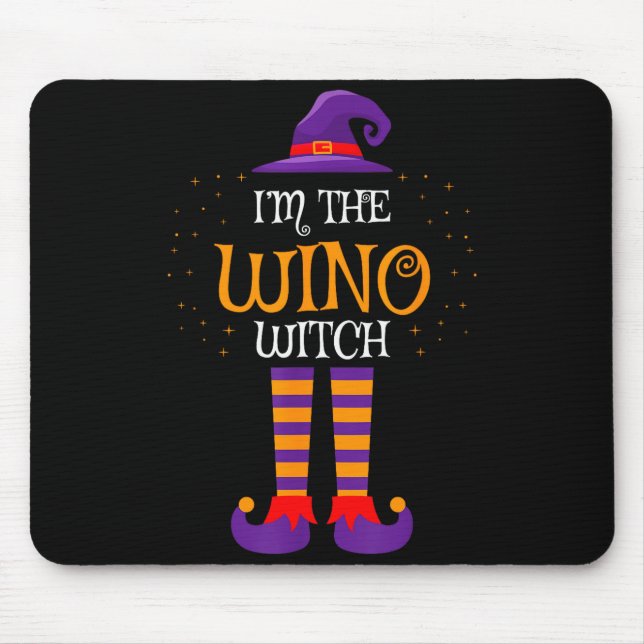I’m The Wino Witch Halloween Family Matching Group Musmatta (Framsidan)