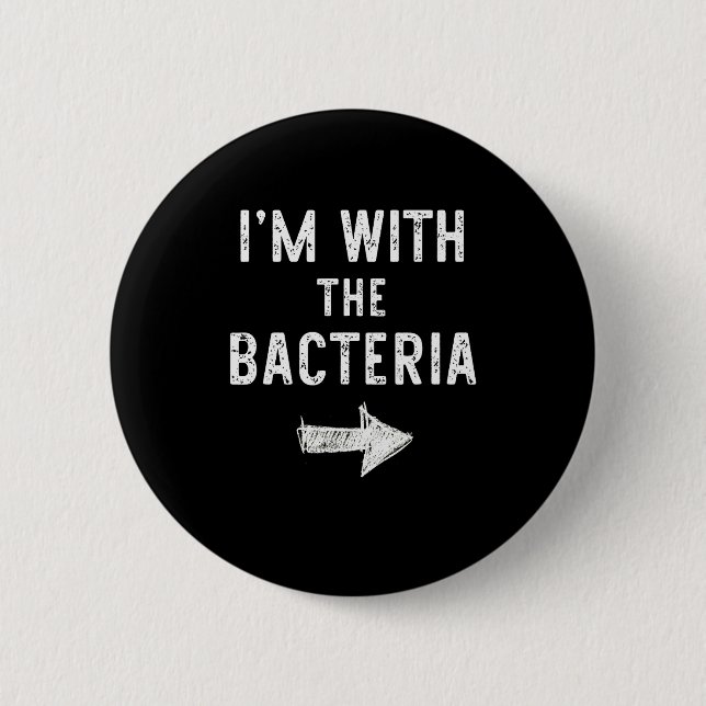 I’m With The Bacteria Funny Halloween Couple Costu Knapp (Framsida)