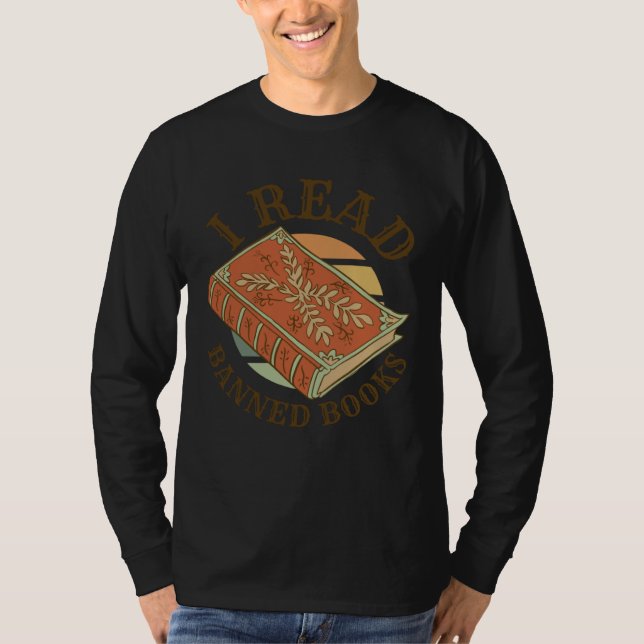 I m with The Banned Books I Read Banned Books   1 T Shirt (Framsida)