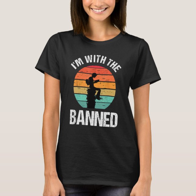 I m With The Banned  for Book T Shirt (Framsida)