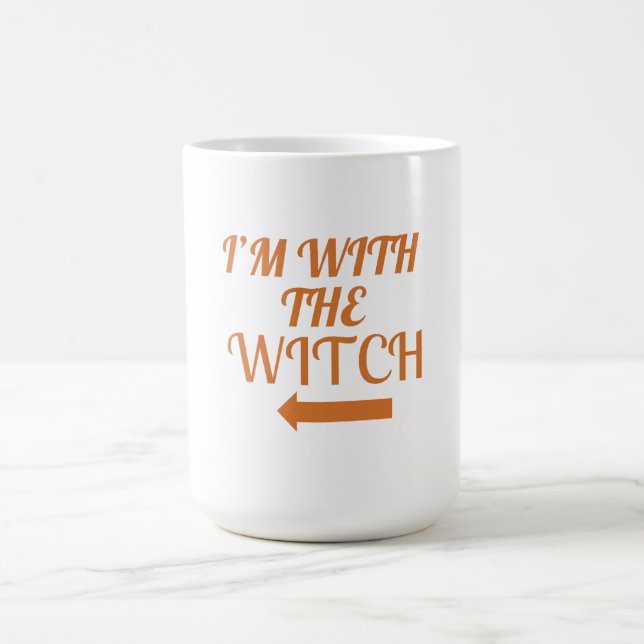 I’m With The Witch Mug Kaffemugg (Center)