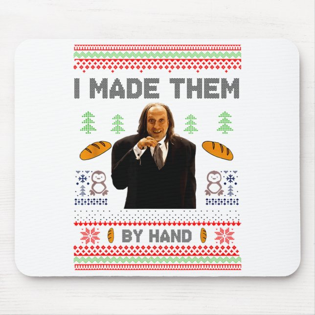 I Made Them By Hand Funny Ugly Sweater  Musmatta (Framsidan)