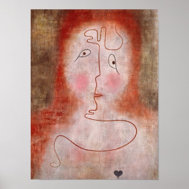 I Magic Spegel av Paul Klee Poster (Framsidan)