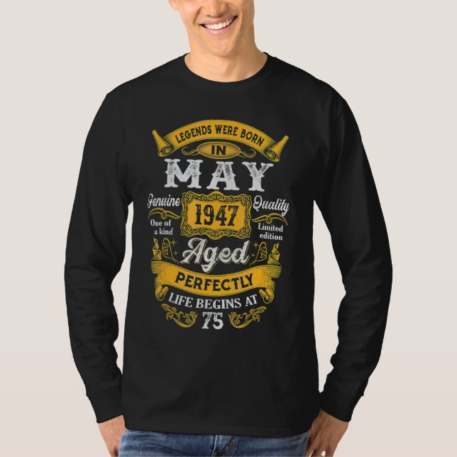I maj 1947 födde 75:e karantänfåglar t shirt (Framsida)