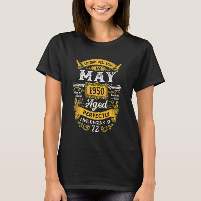 I maj 1950 föddes 72:a karantänfågeln t shirt (Framsida)