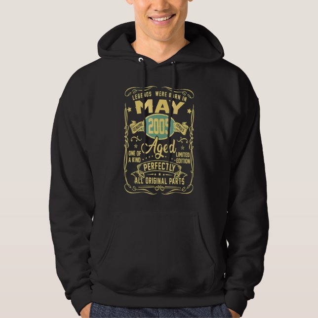 I maj 2005 föddes artonde födelsedagen hoodie (Framsida)