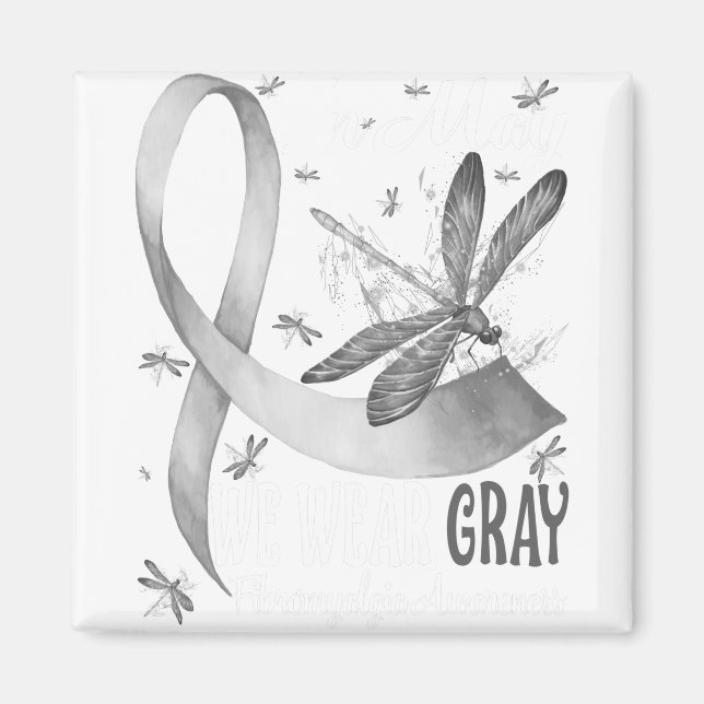 I maj 2010 Bära vi Grått Brain Cancer Awareness Magnet (Framsidan)
