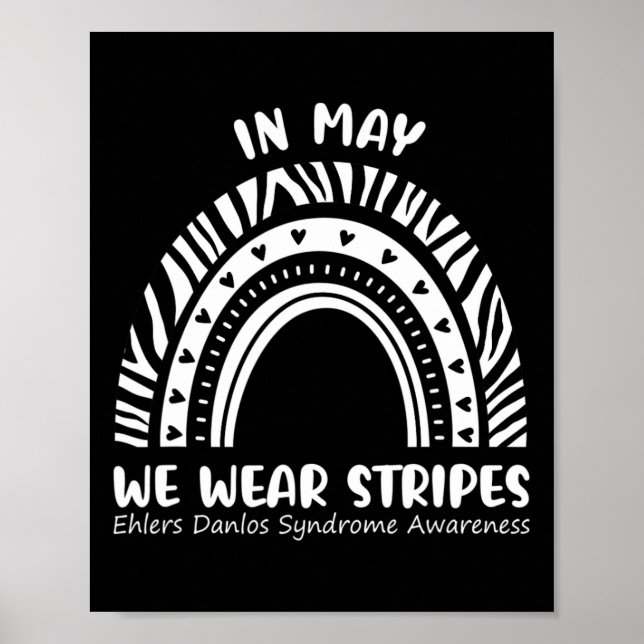 I maj 2010 Bära vi Rand Ehlers Danlos Awareness Ed Poster (Framsidan)