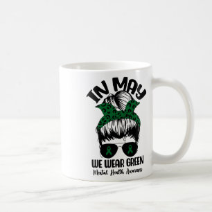 I maj 2010 Bäror vi Grönt för psykisk hälsomedvete Kaffemugg