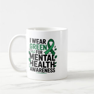 I maj bär vi grönt Mental hälsa medvetenhet _4 Kaffemugg
