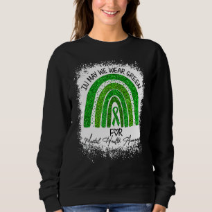 I maj Bäror vi Grönten för psykisk hälsa R T Shirt