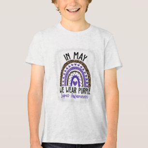 I maj Bäror vi Lila Lupus Awareness Month _1 T Shirt