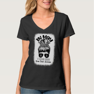 I maj i år Bäror jag Grått Brain Tumor Awareness M T Shirt