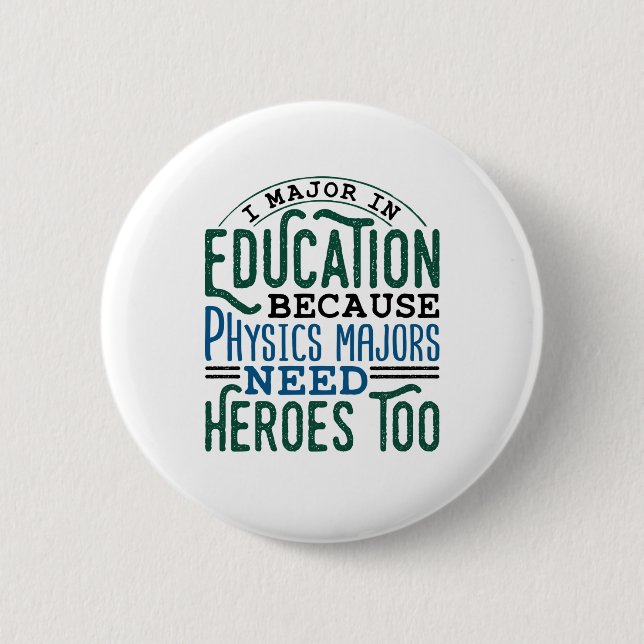 I Major in Education Funny Future Teacher Educator Knapp (Framsida)