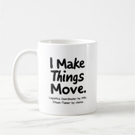 I Make Things Move – Funny Logistics Coordinator  Kaffemugg