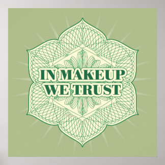 I Makeup litar vi på Poster