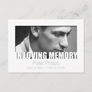 I mallen Loving Memory Template Firande of Life 3 Inbjudningar