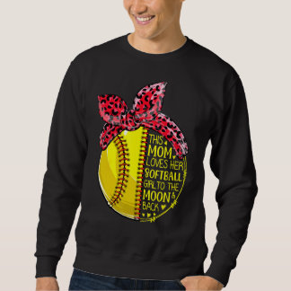 I Mamma Kärlek har hon sin softball Girl Pitchers  Lång Ärmad Tröja