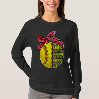 I Mamma Kärlek har hon sin softball Girl Pitchers  T Shirt