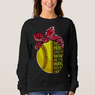 I Mamma Kärlek har hon sin softball Girl Pitchers  T Shirt