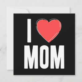 I-Mamma-kort - Cute Mor Day Kärlek Julkort