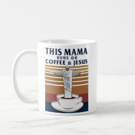 I Mamma om kaffe och Jesus Kaffemugg