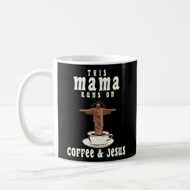 I Mamma om kaffe och Jesus Kaffemugg (Vänster)