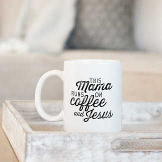 I Mamma om kaffe och Jesus Kaffemugg