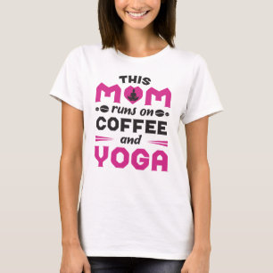 I Mamma Springa på kaffe och yoga T Shirt