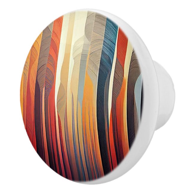 "I månljuset" keramiskt dörrklot Knopp (Höger)