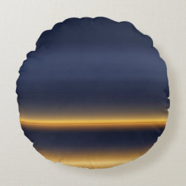 I marinen Guld AI-konsten Rund Kudde