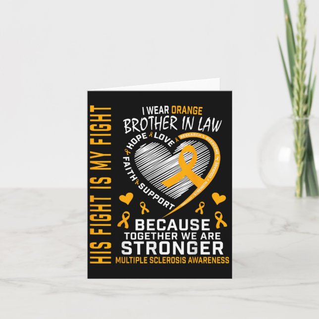 I mars 2010, Bära Orange Brother in Law Många Sc Kort (Framsida)