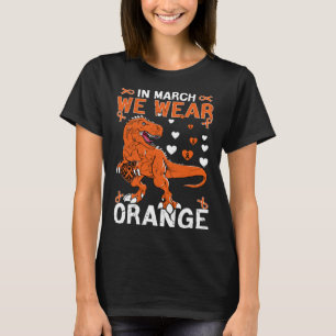I mars Bära Orange Rex Många Sclerosis MS T Shirt