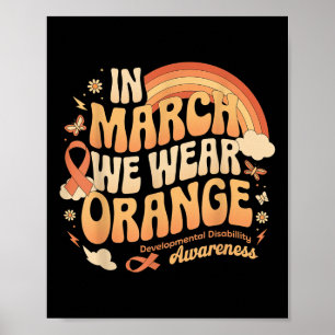 I mars Bäror vi Orange - utvecklingsstörning Poster