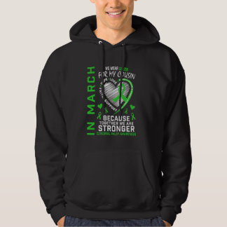 I Mars Har Vi Grön Cousin Cerebral Pares Medvetenh Hoodie