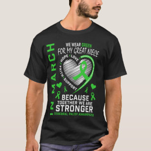 I Mars Har Vi Grönt Stor Niece Cerebral Pares T Shirt