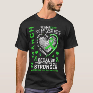 I Mars Har Vi Grönt Stor Niece Cerebral Pares T Shirt