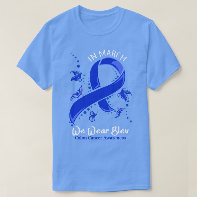 I marsch bäror vi bleuskelcancer t shirt (Design framsida)