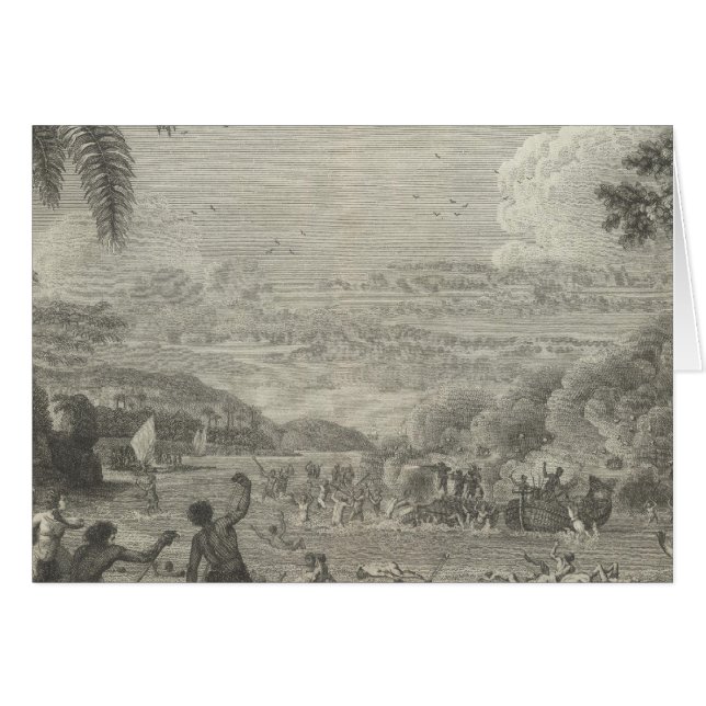 I massakern på Langle Lemanon & Ten other Hälsningskort (Framsidan Horizontal)