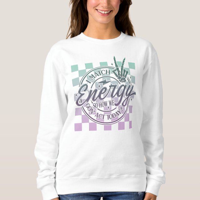 I Matcha energi, Fredstecken, kontrollerad design T Shirt (Framsida)