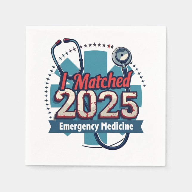 I Matched 2025 Akut Medicine Pappersservett (Framsidan)