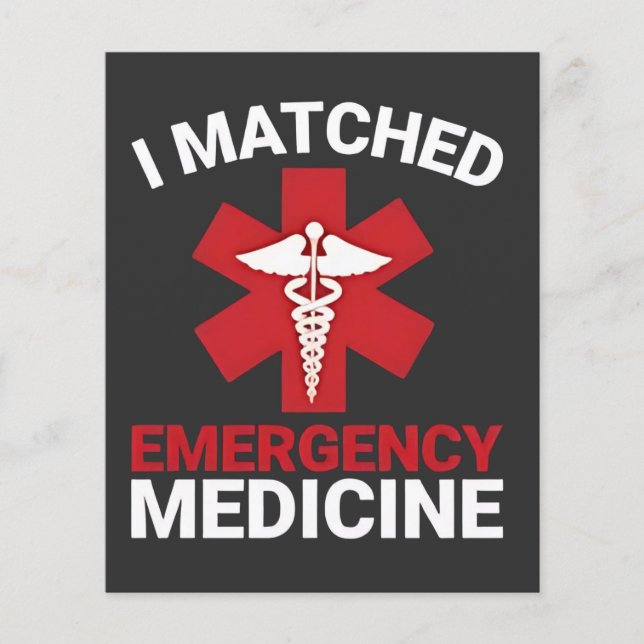 I Matched Akut Medicine Studenten Flygblad (Framsidan)