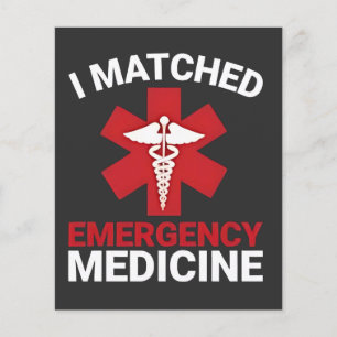 I Matched Akut Medicine Studenten Flygblad