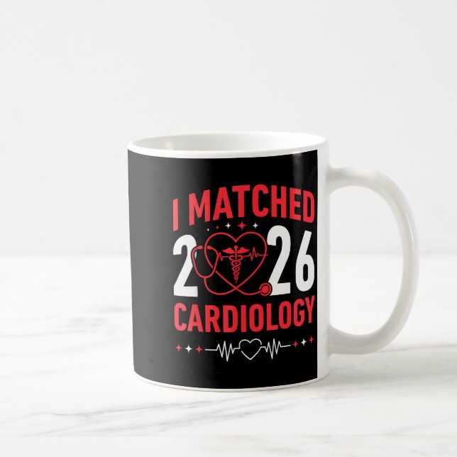 I Matched Cardiology Match Day 2026 Residency Resi Kaffemugg (Höger)